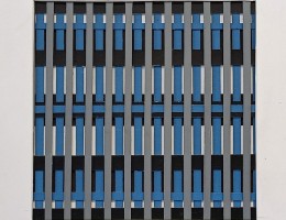Raster zwart, wit, blauw, grijs, 2022