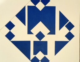 Ruitvorm in blauw, 2026