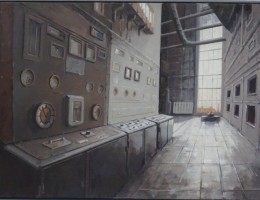 Interieur met meters