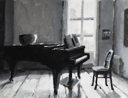 Interieur met vleugel III, 2012