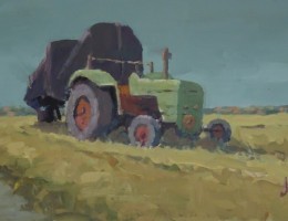 Tractor en aanhang. 2024