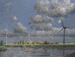 Landschap bij Cornwerd, 2009